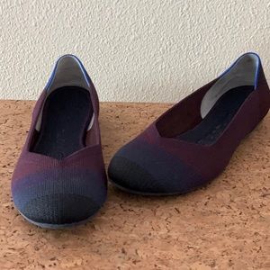 Rothy’s Blackberry Capote Flats EUC sz 7